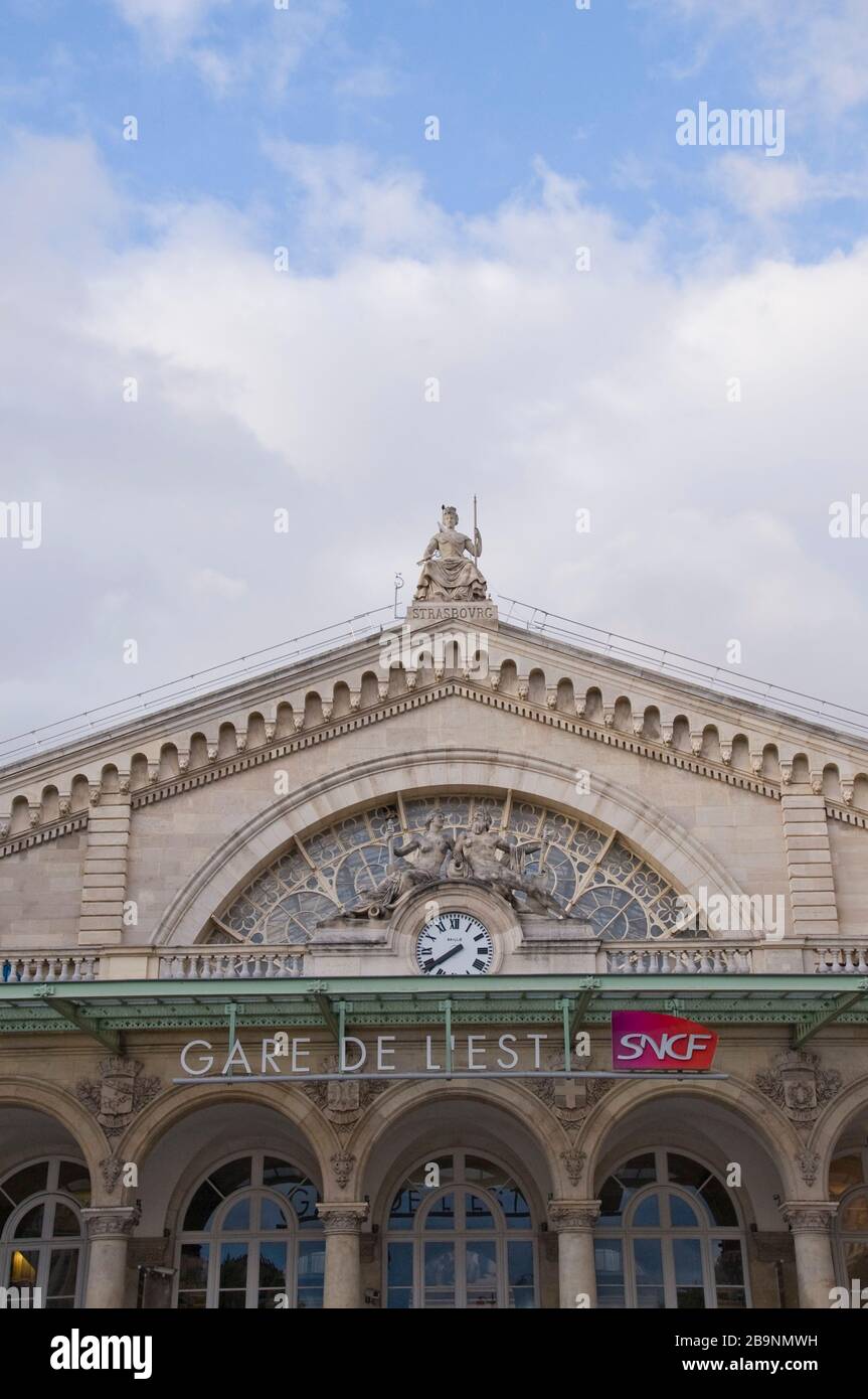 Gare de L'Est in Paris France Stock Photo Alamy