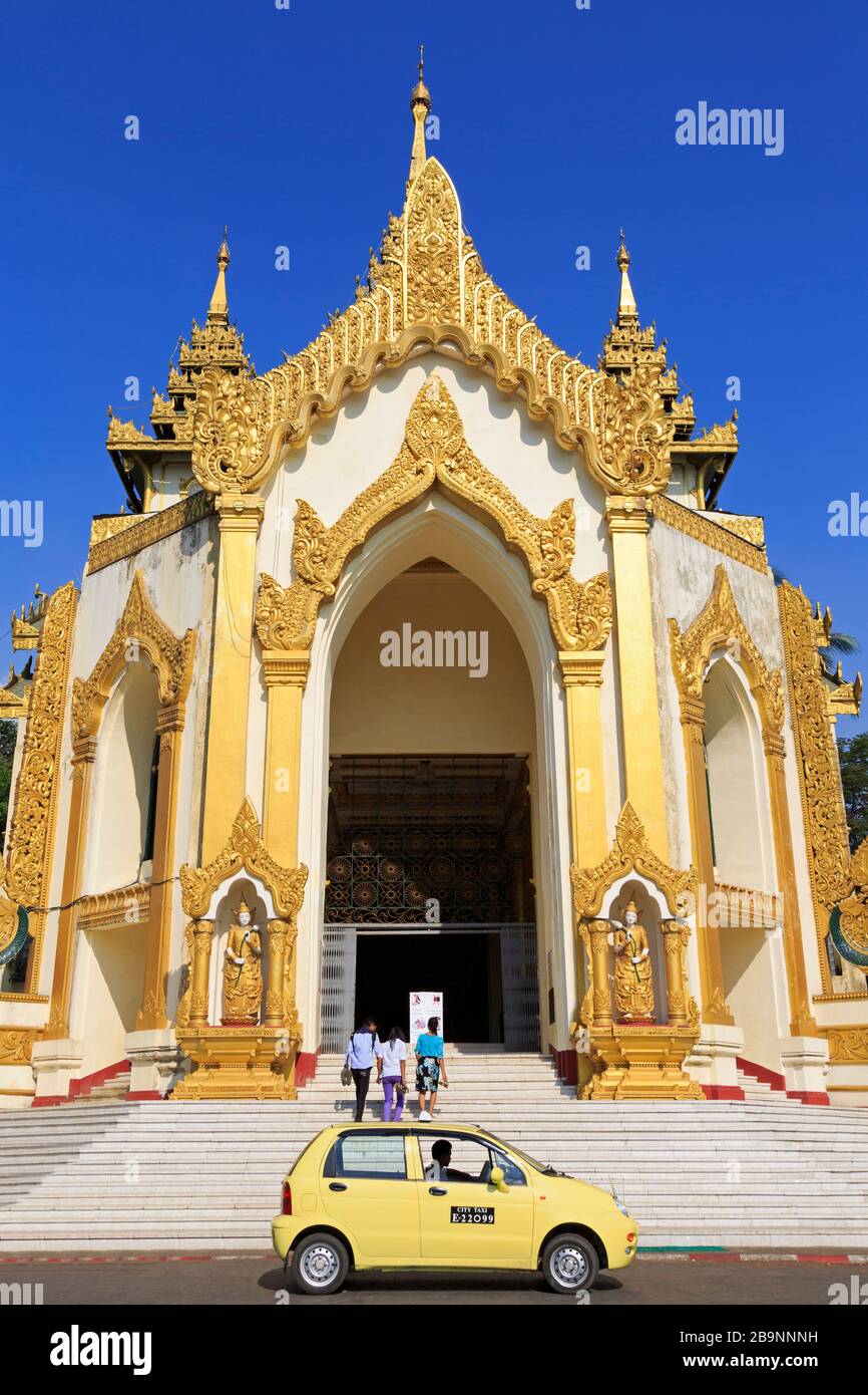 Shwedagon Pagoda,Yangon (Rangoon),Myanmar (Burma),Asia Stock Photo