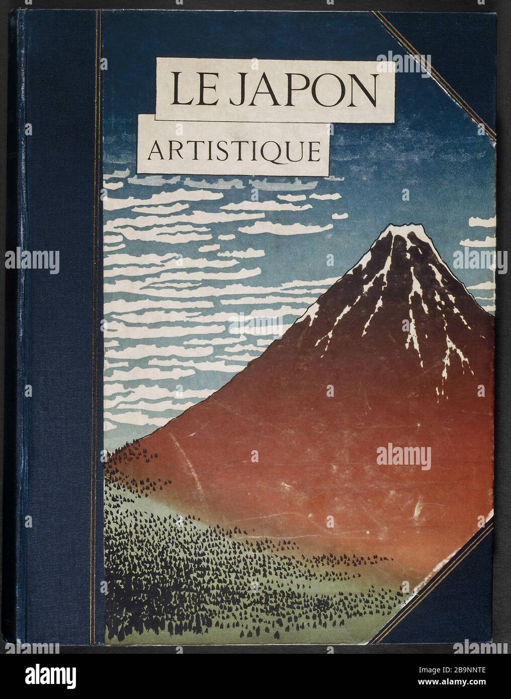 JAPAN ART Siegried Bing. "Le Japon artistique, volume 2, entre 1888 et 1891  (couverture)". Musée des Beaux-Arts de la Ville de Paris, Petit Palais  Stock Photo - Alamy