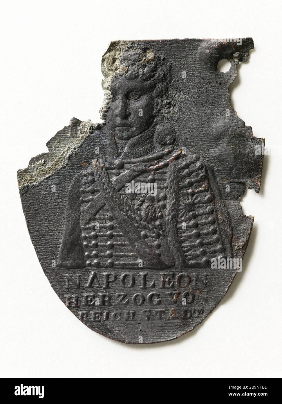 Le duc de Reichstadt Le duc de Reichstadt. Cuivre repoussé. en. Paris