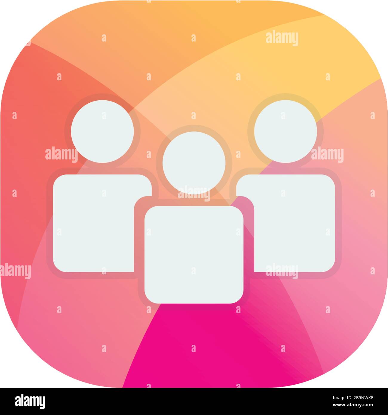 Avatars block flat style icon design of Person social communication ...