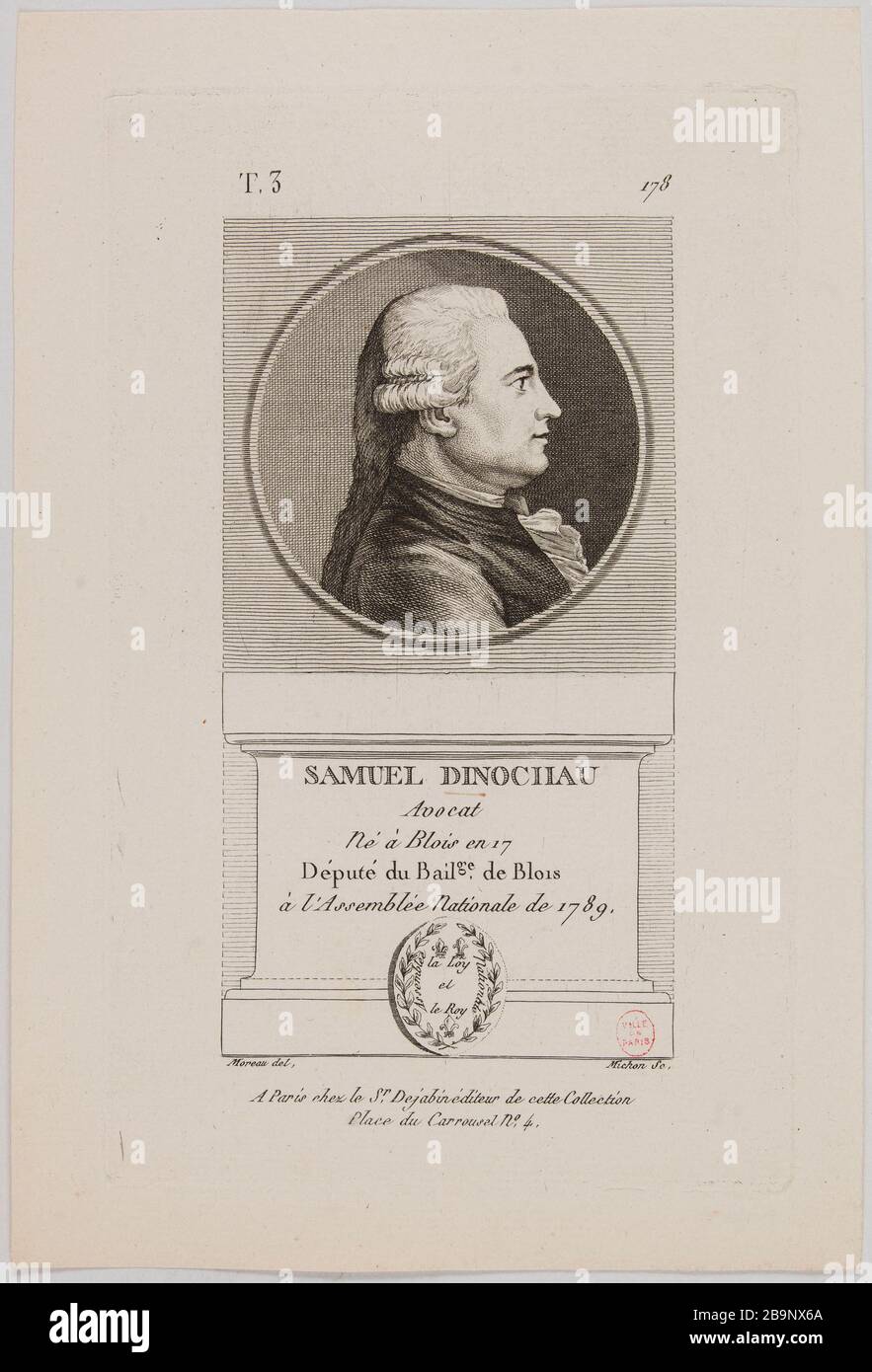 Sam Michon Portrait of Samuel Dinociiau. Michon. Portrait de Samuel Dinociiau ...