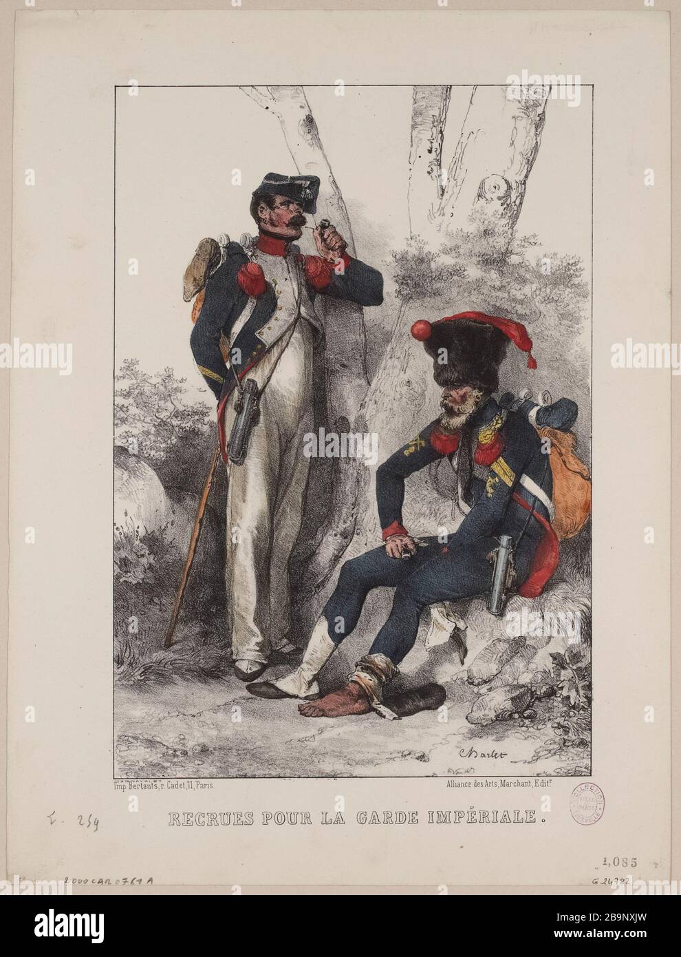 Recruits for the Imperial Guard. Stock Photo