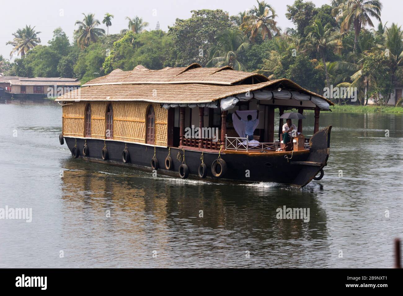 House boat of Kerala Stock Photo