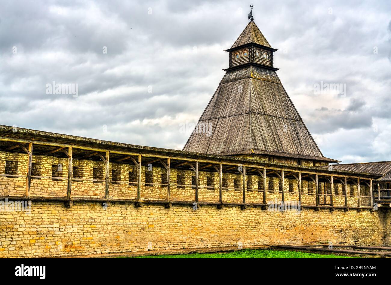 Pskov Krom, a kremlin in Russia Stock Photo