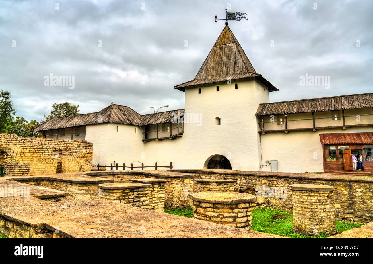 Pskov Krom, a kremlin in Russia Stock Photo