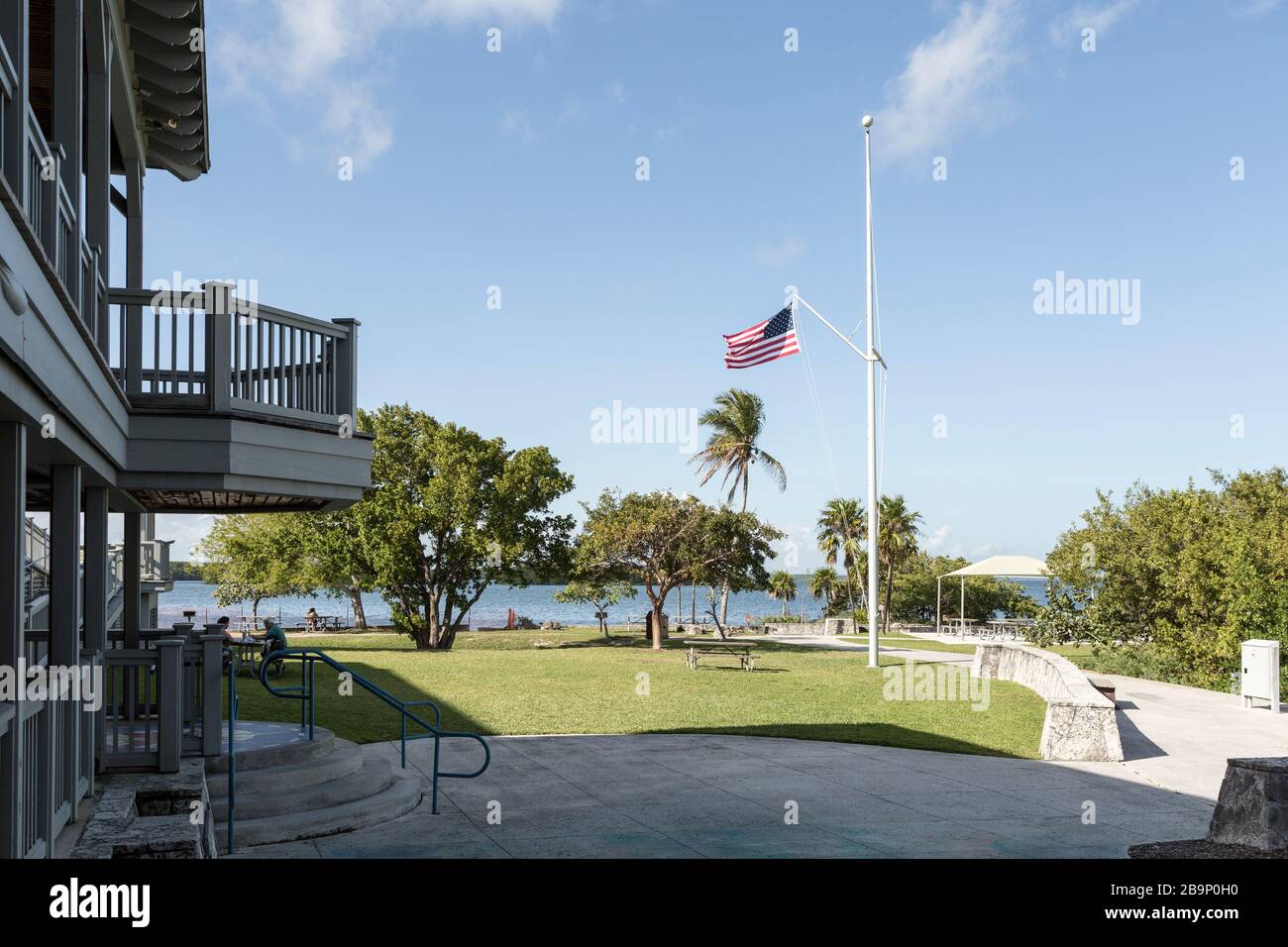The view from the Dante Fascell Visitor Center at Convoy Point in Biscayne  National Park in Homestead, Florida, USA Stock Photo - Alamy, image size:1300x956