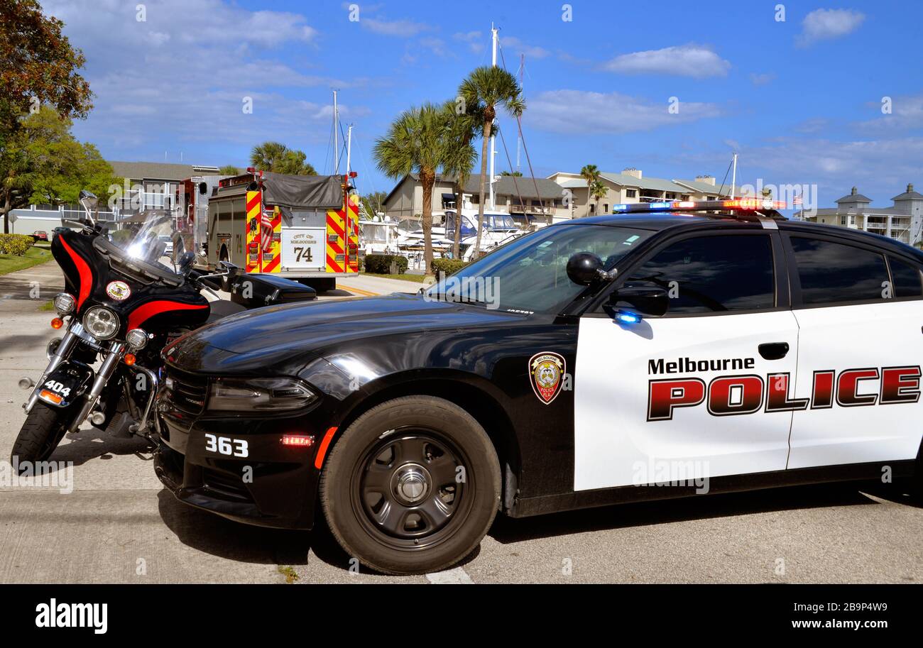 Melbourne, Florida, USA. March 24, 2020. Melbourne Police Department