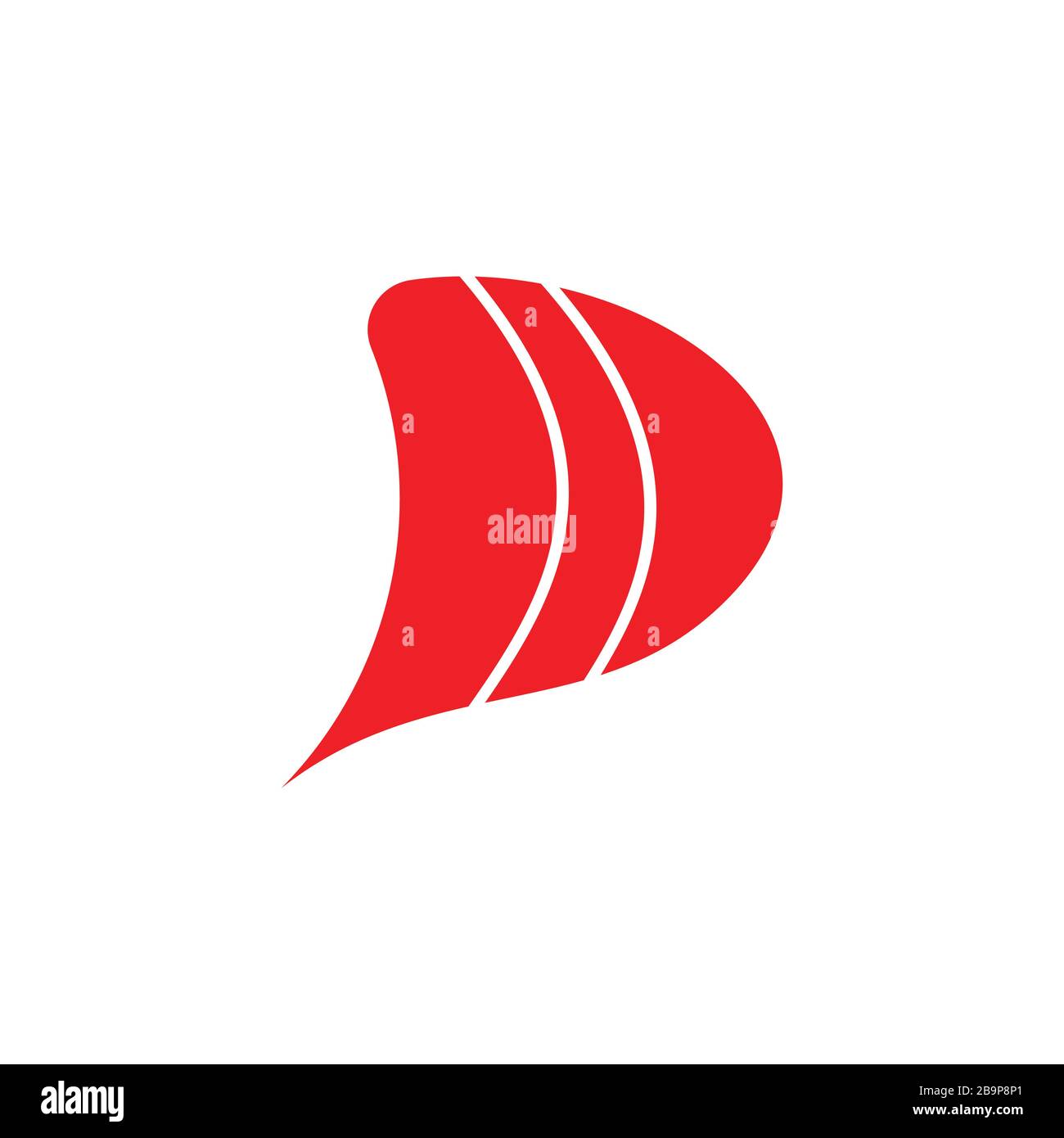 letter d simple stripes logo vector Stock Vector Image & Art - Alamy