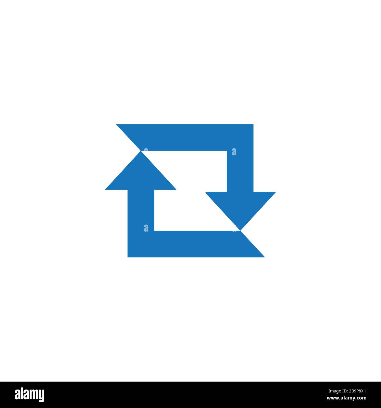 letter r circle geometric arrow square logo vector Stock Vector Image ...