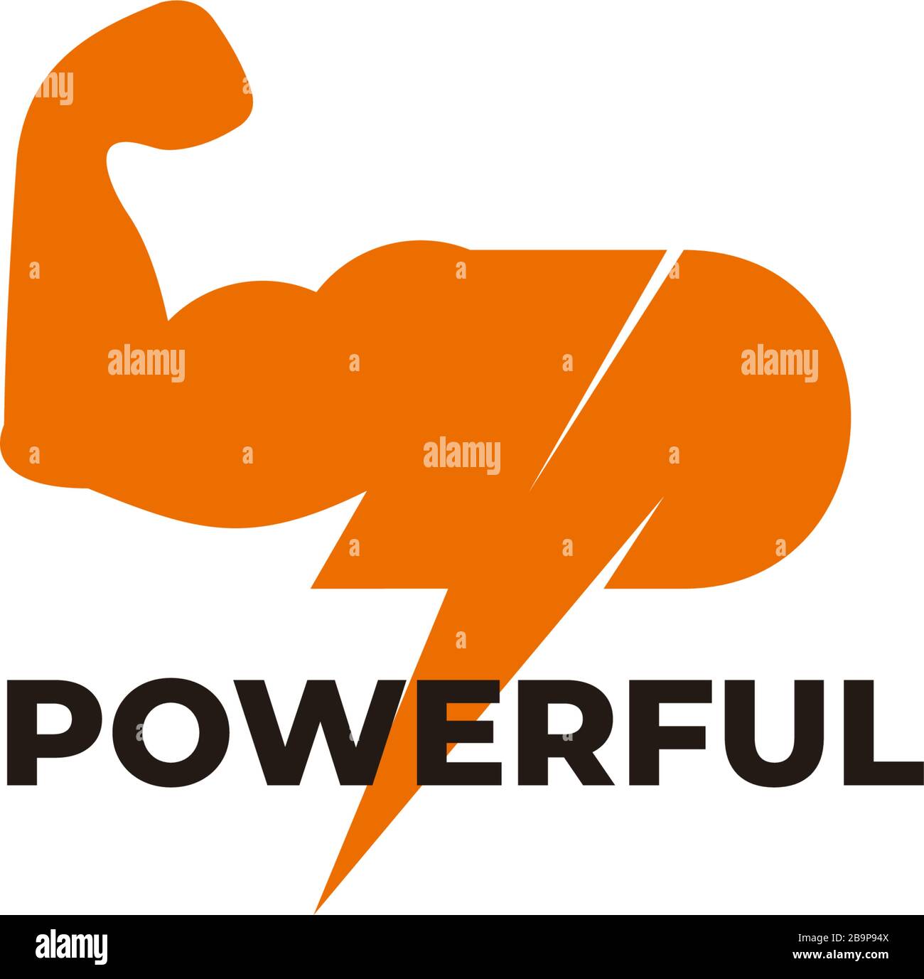 Letter P Powerful Dumbbell Barbell Strong Arm Geometric Logo Vector Stock Vector Image Art Alamy