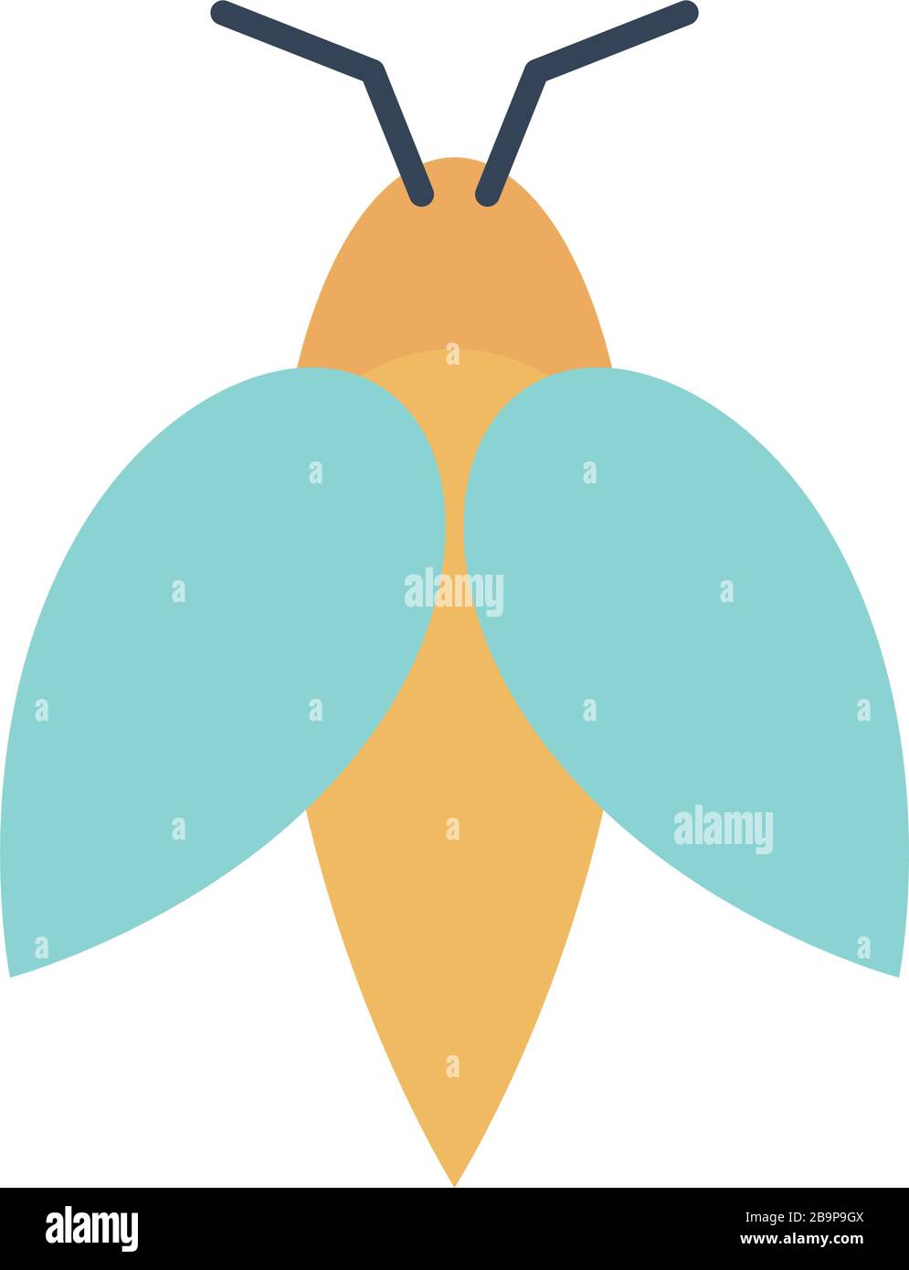 bee icon over white background, flat style, vector illustration Stock ...