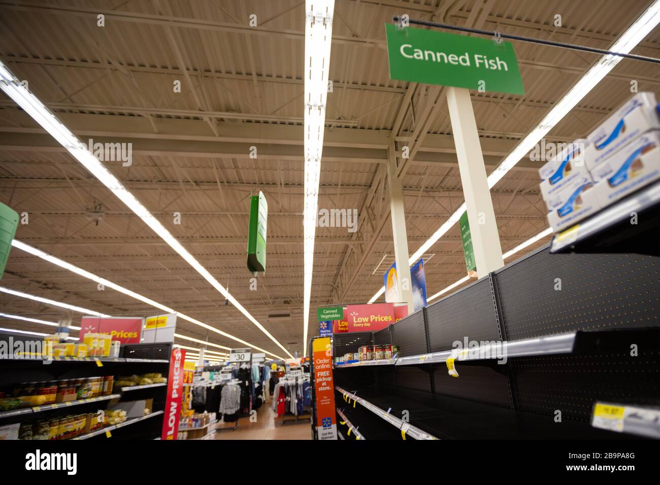 Walmart store interior hires stock photography and images Alamy