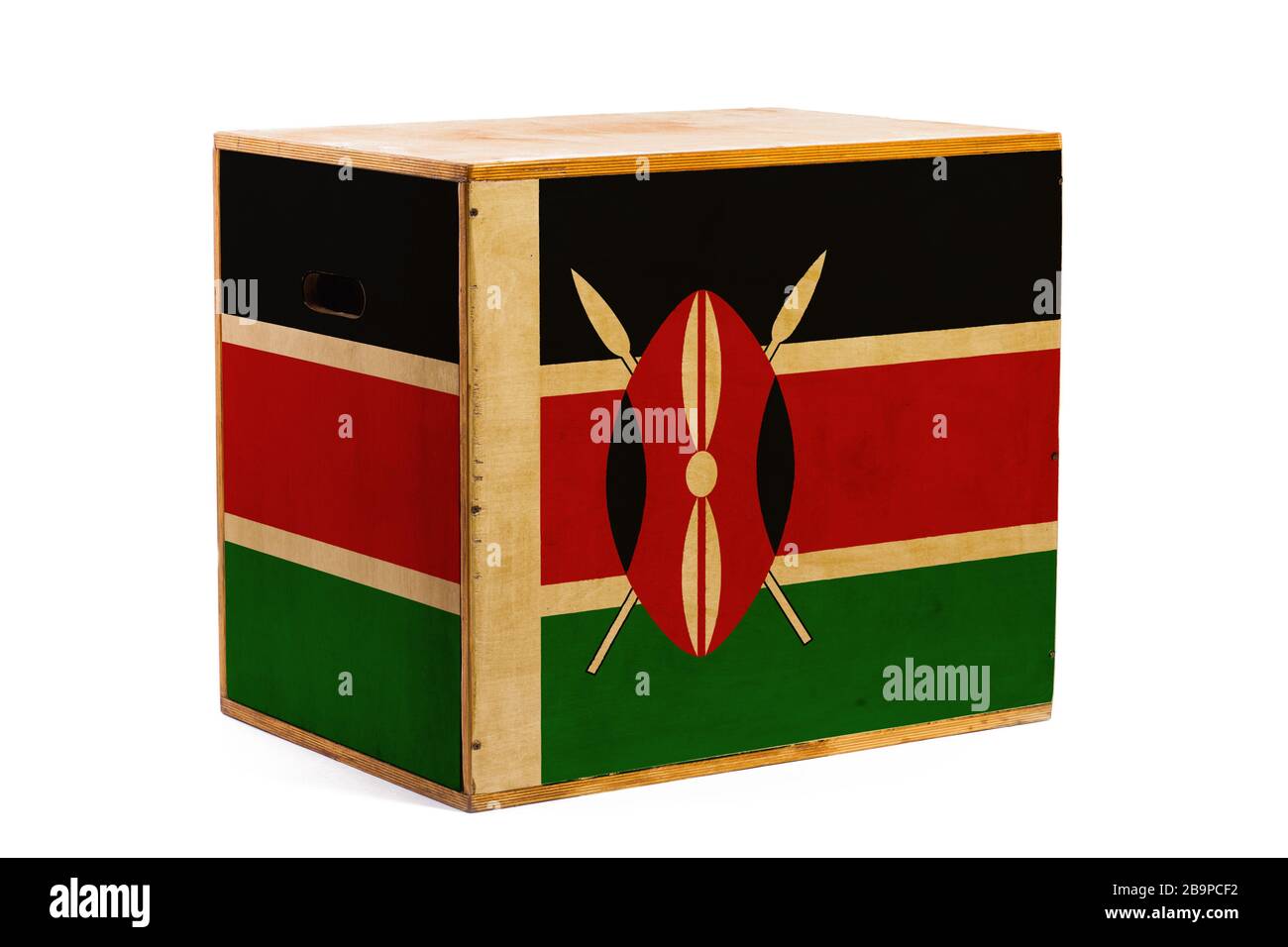 A wooden box for reliable shipment of various goods and cargo with the