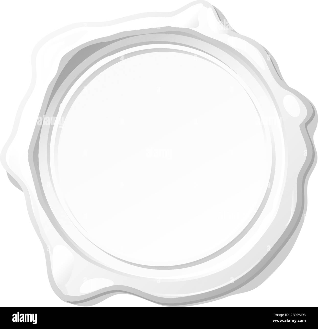 vector vintage isolated wax seal stamp clip art Stock Vector Image