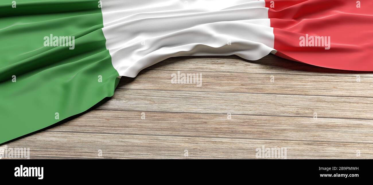 Download Italy Flag Italian Sign Symbol Placed On Wooden Table Background Italy Nation Language Culture Concept Copy Space Template Mockup 3d Illustrati Stock Photo Alamy