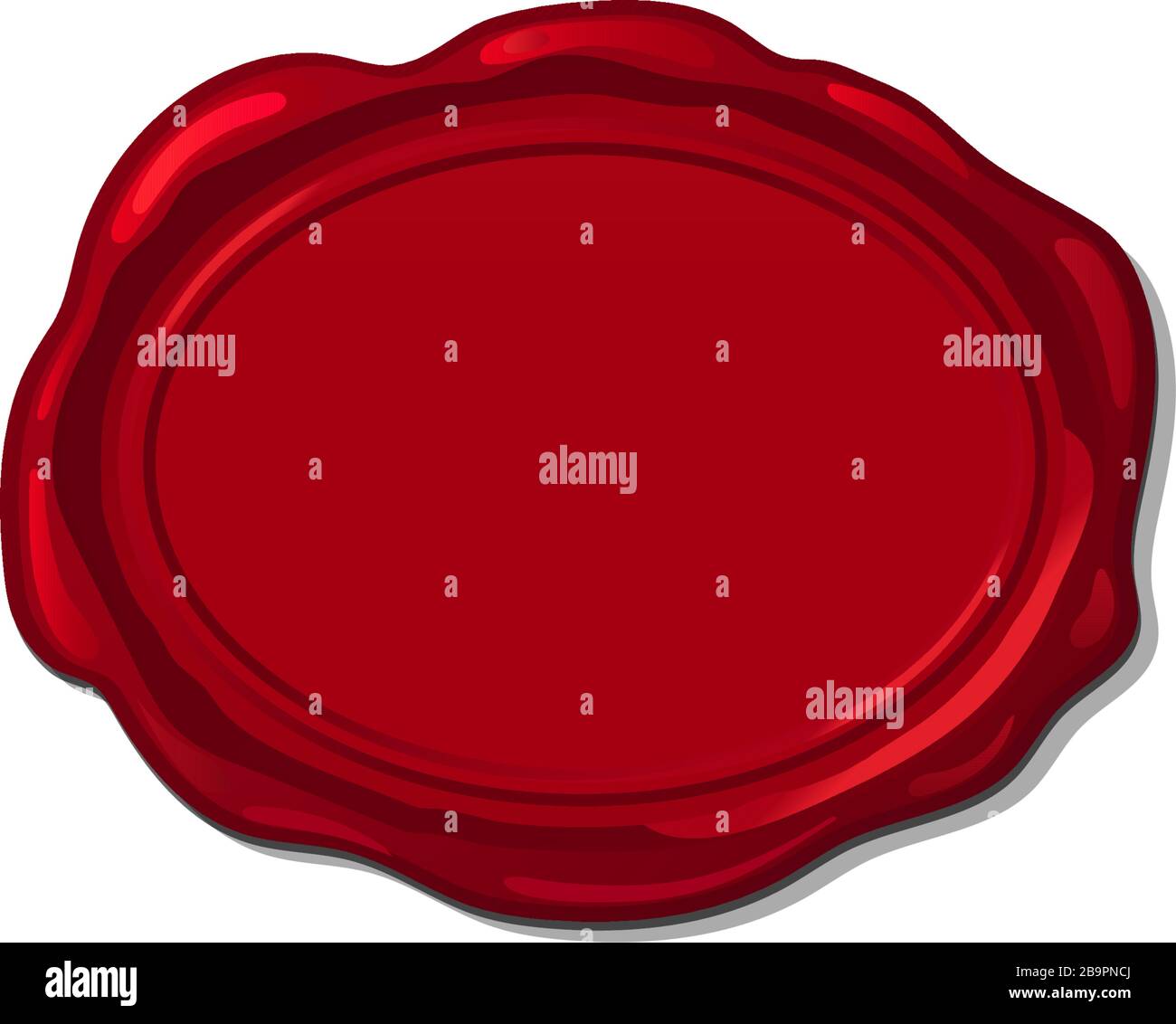 vector vintage isolated wax seal stamp clip art Stock Vector Image