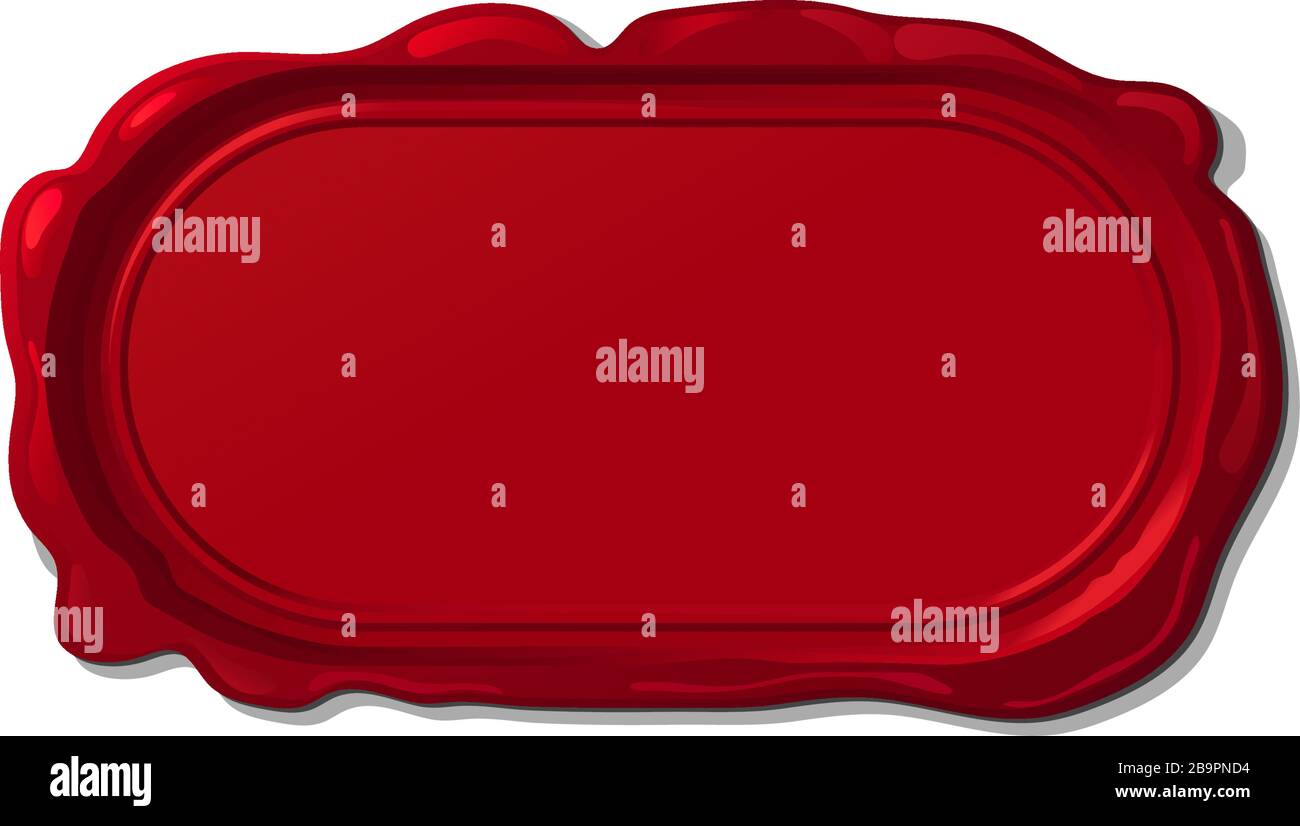 vector vintage isolated wax seal stamp clip art Stock Vector Image