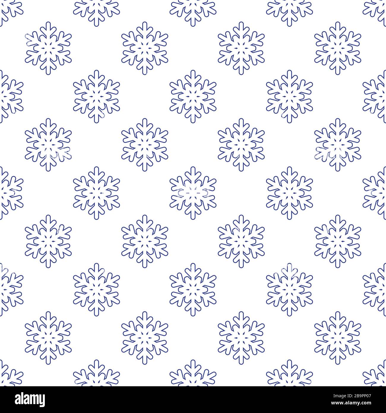Seamless pattern with snowflakes on white Stock Vector Image & Art - Alamy