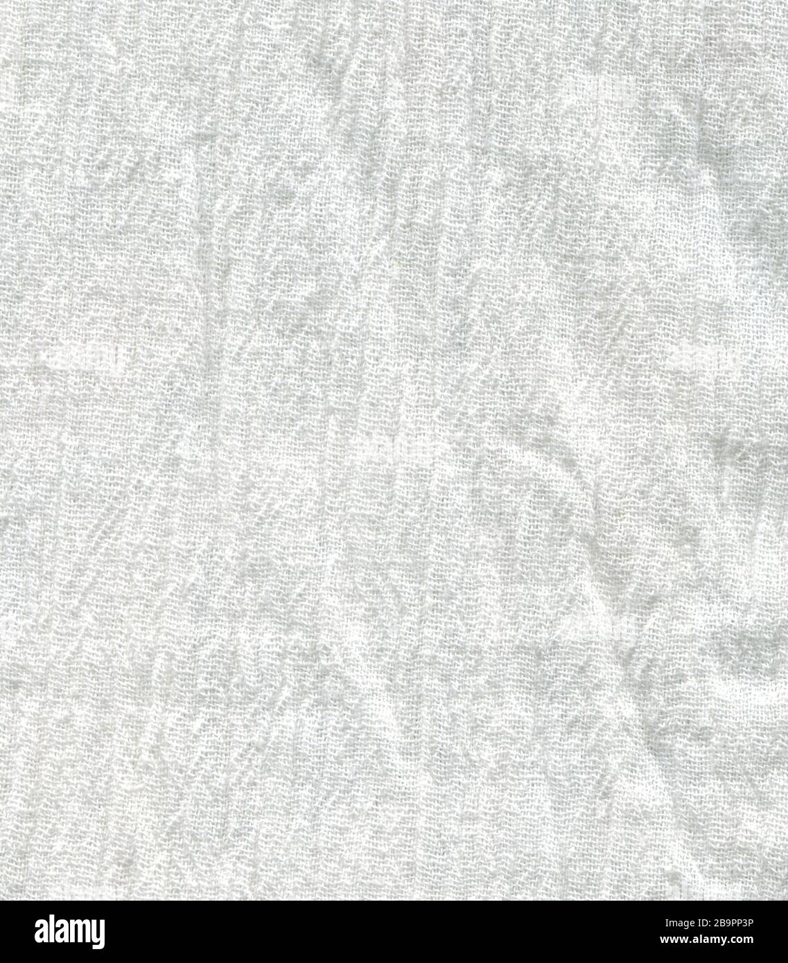White linen canvas. White fabric texture. White canvas texture. Natural white linen background Stock Photo