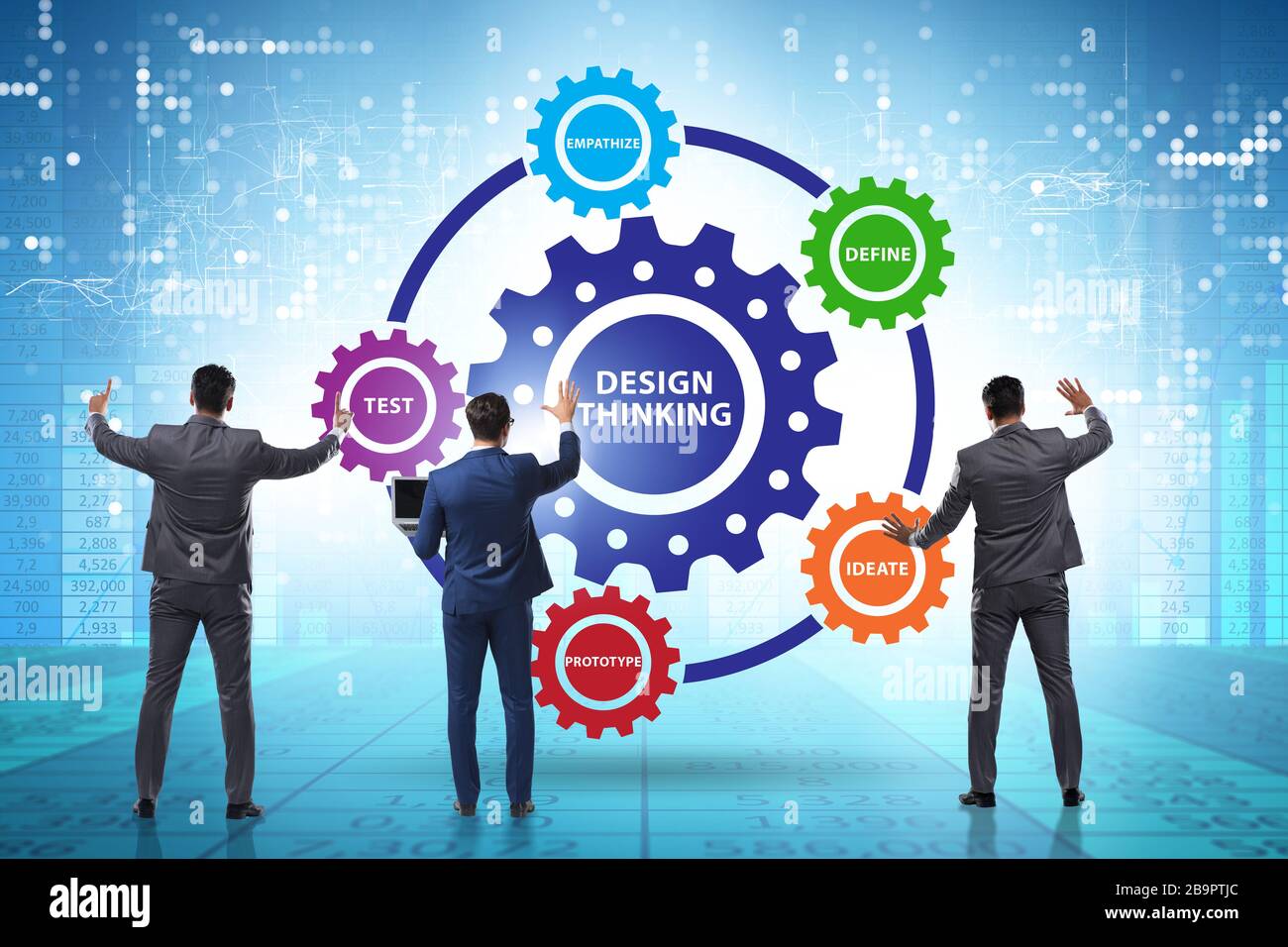 The design thinking concept in software development Stock Photo - Alamy