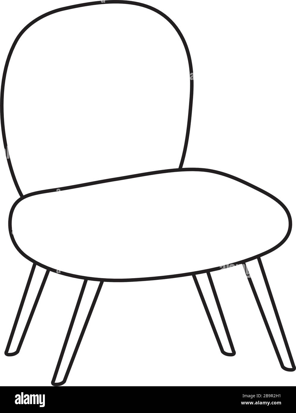 comfortable chair line style icon Stock Vector Image & Art - Alamy