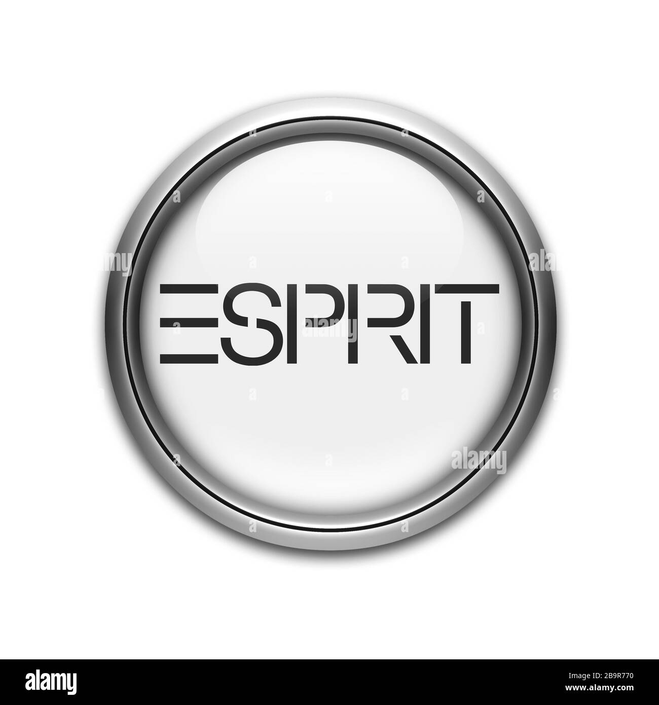 Esprit logo Black and White Stock Photos & Images - Alamy