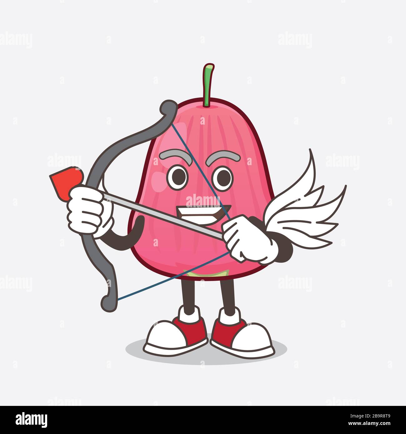 A picture of Java Apple cartoon mascot character Cupid with arrow and ...