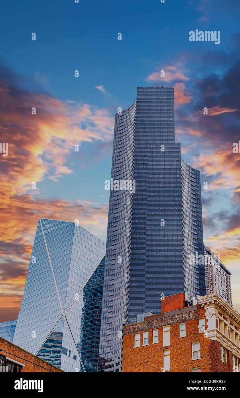 Old and New Buildings Stock Photo - Alamy
