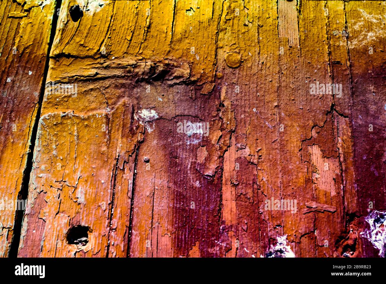old board with peeling paint Stock Photo - Alamy