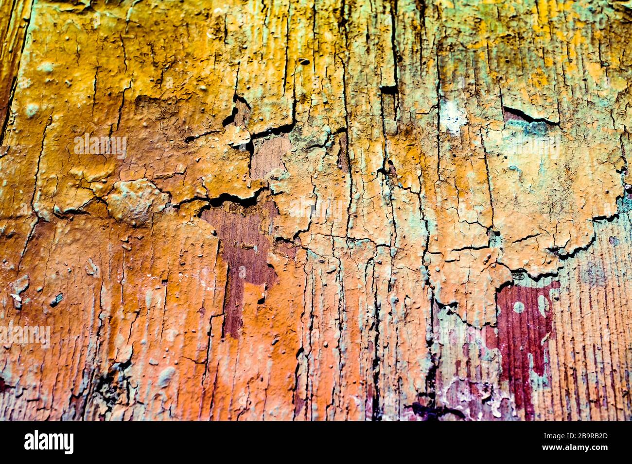 old board with peeling paint Stock Photo - Alamy