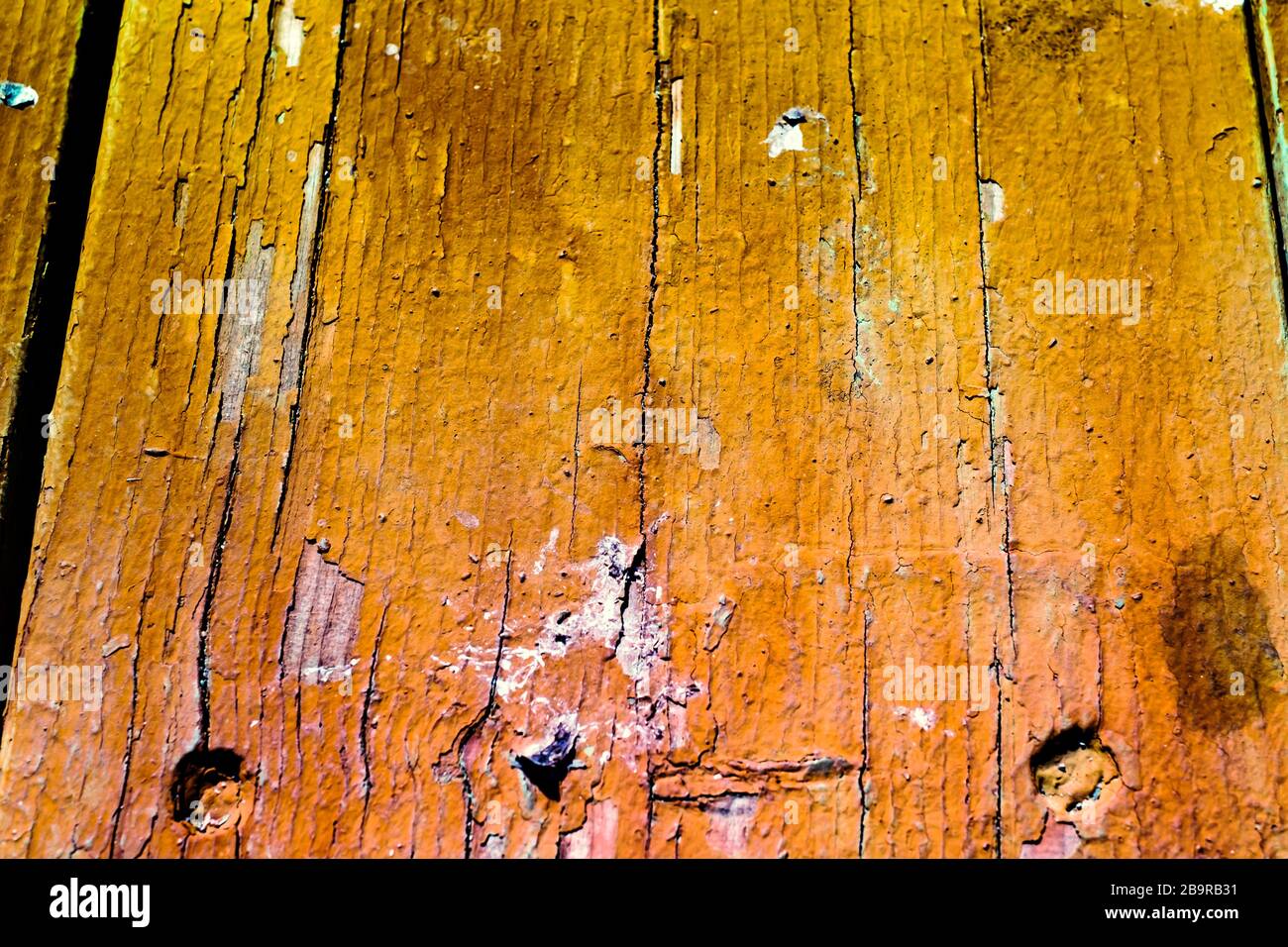old board with peeling paint Stock Photo - Alamy