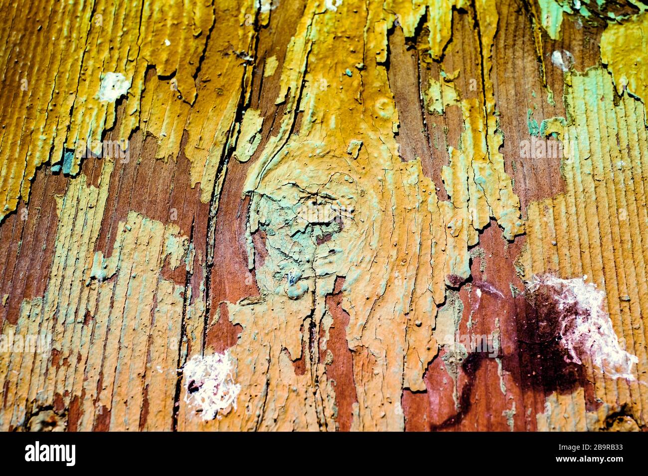 old board with peeling paint Stock Photo - Alamy