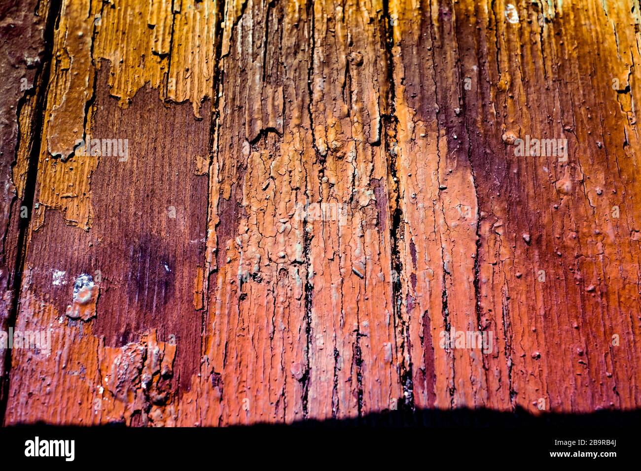 old board with peeling paint Stock Photo - Alamy