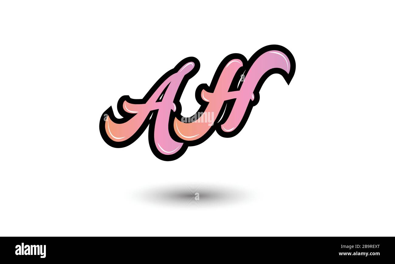 Logo combinations Letter A and H Stock Vector Image & Art Alamy