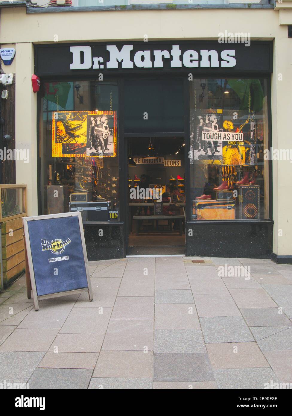 Dr Martens shop, Cardiff, Wales UK Stock Photo