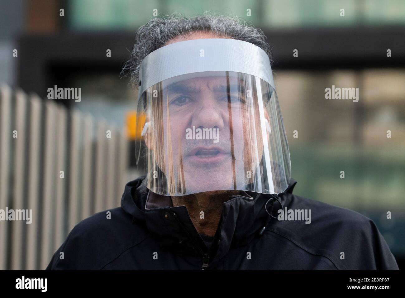 Beirut, Lebanon. 25 March 2020. A member of the public in Beirut