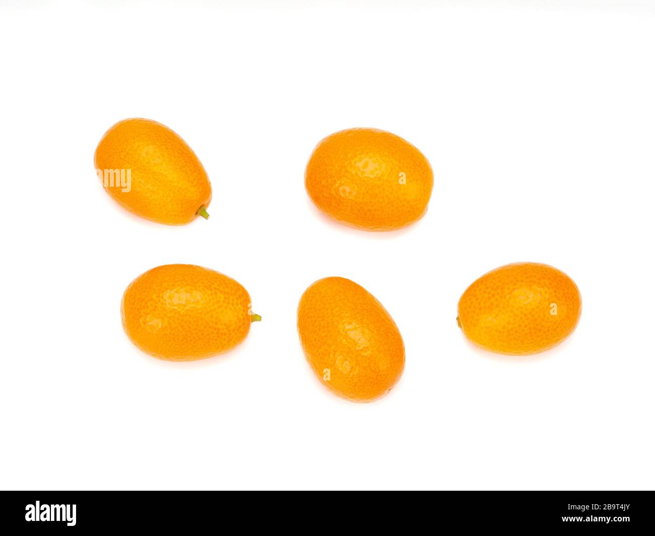 ripe kumquat fruits, isolated on white background Stock Photo Alamy