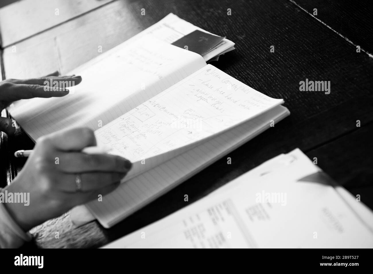 Business woman working Stock Photo