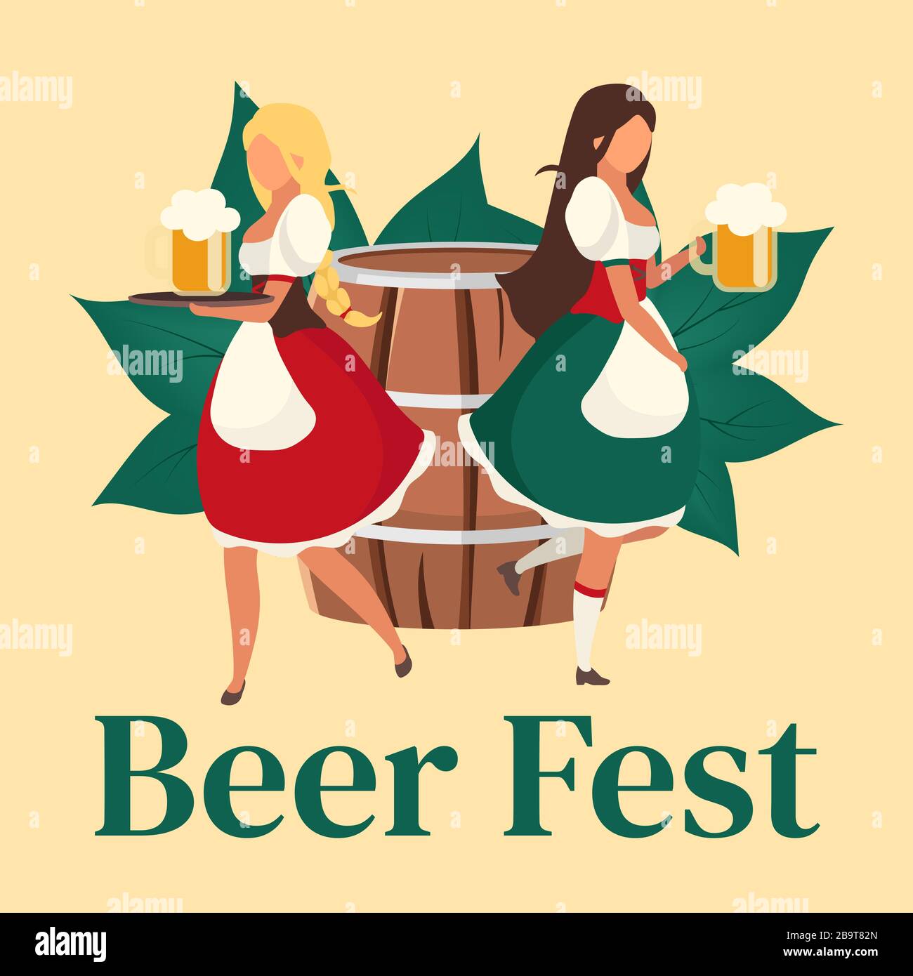 Beer fest social media post mockup Stock Vector Image & Art Alamy