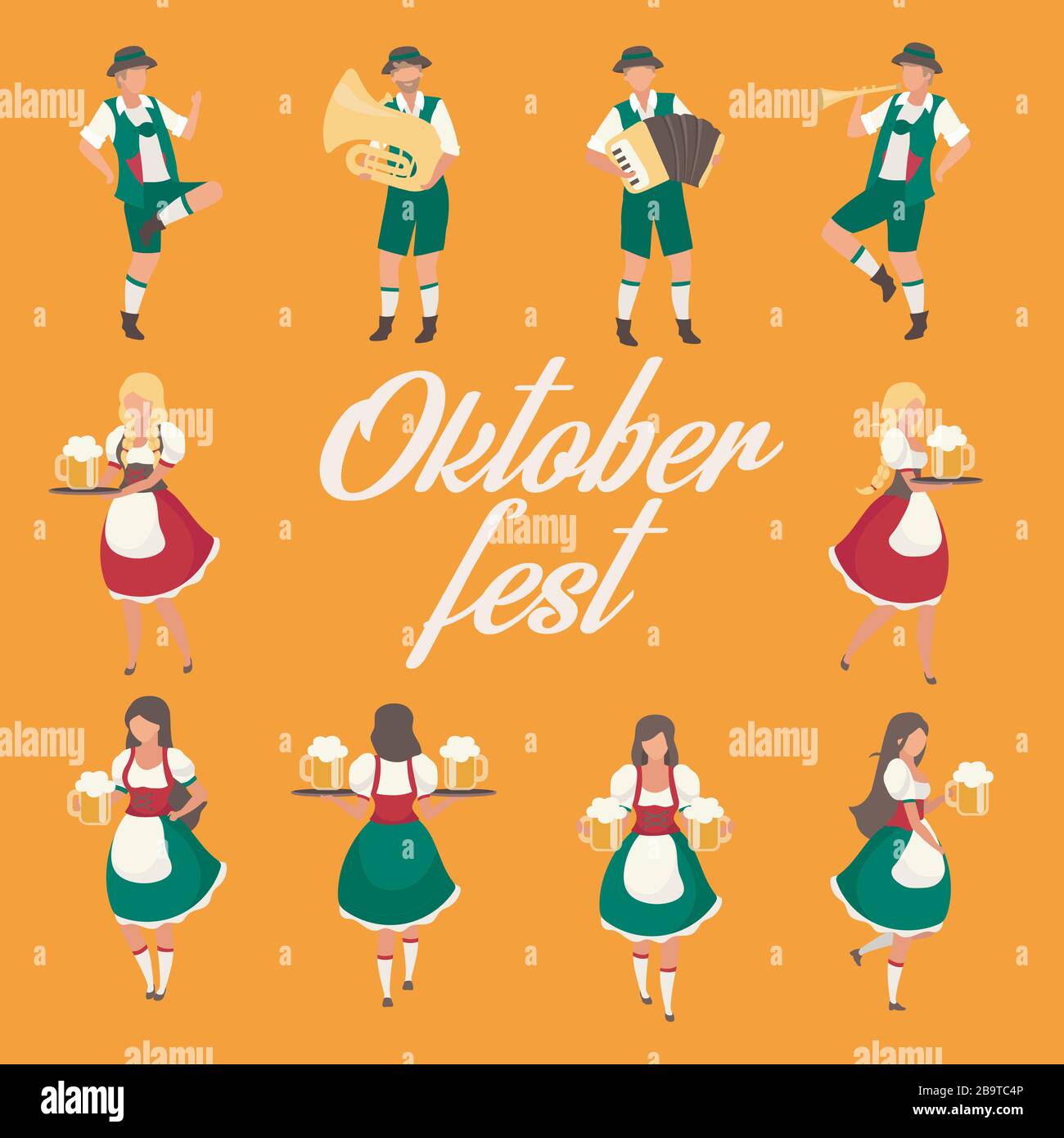 Oktoberfest social media post mockup Stock Vector Image & Art - Alamy