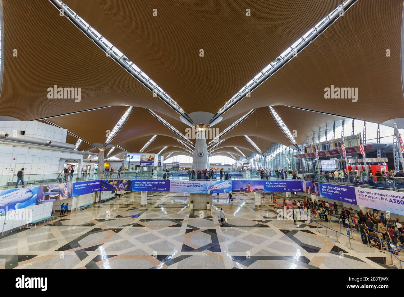 Kuala Lumpur, Malaysia January 21, 2018 Kuala Lumpur International Airport KLIA Terminal 1