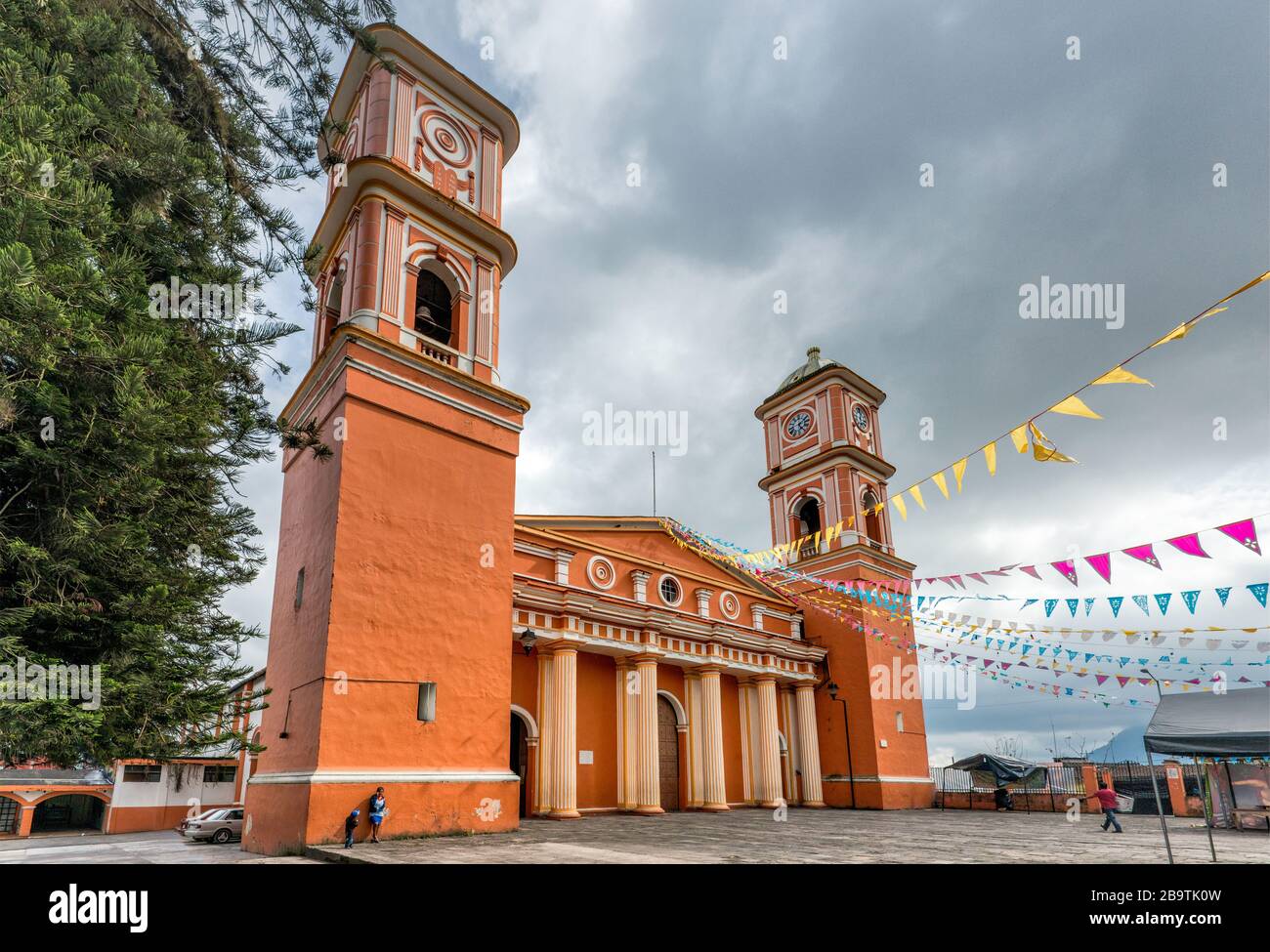 Iglesia de San Juan Bautista in Coscomatepec, Veracruz state, Mexico Stock Photo