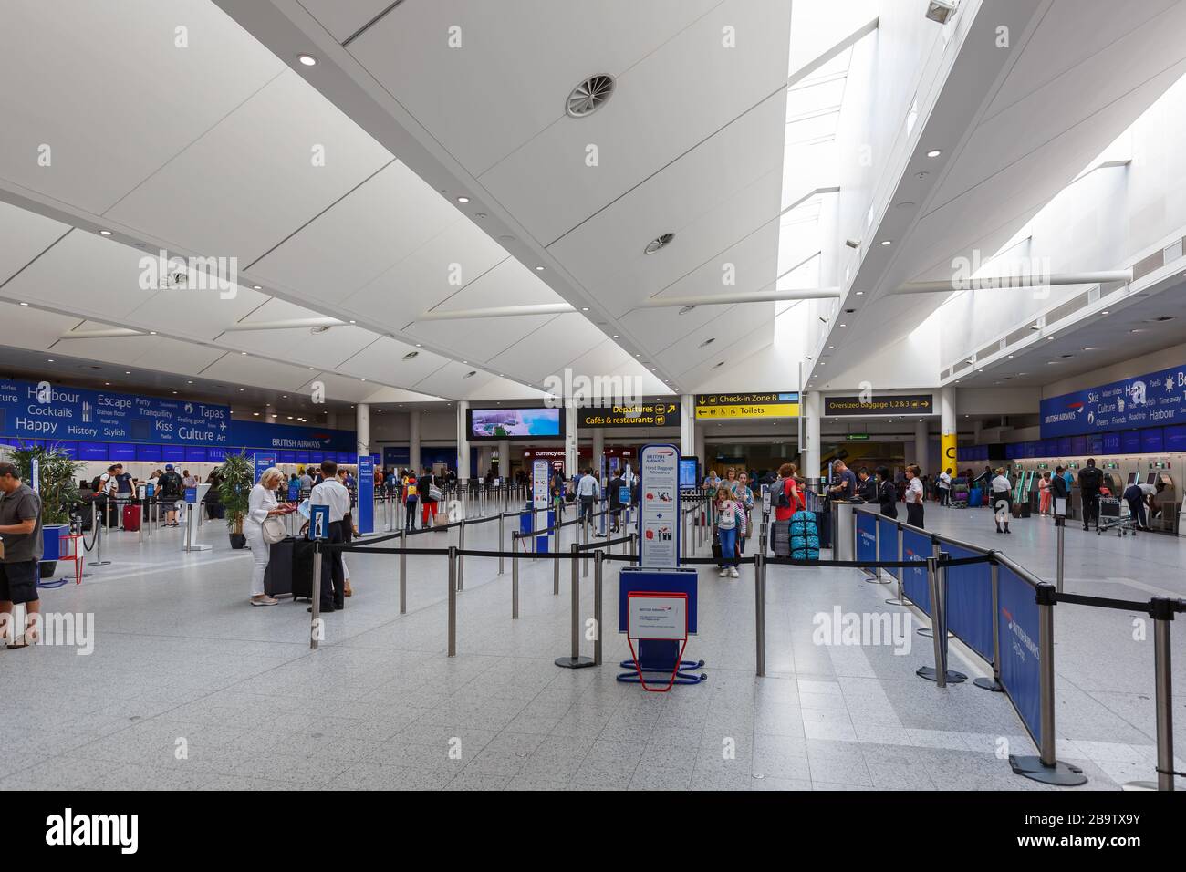 Gatwick, United Kingdom – July 31, 2018: South Terminal at London