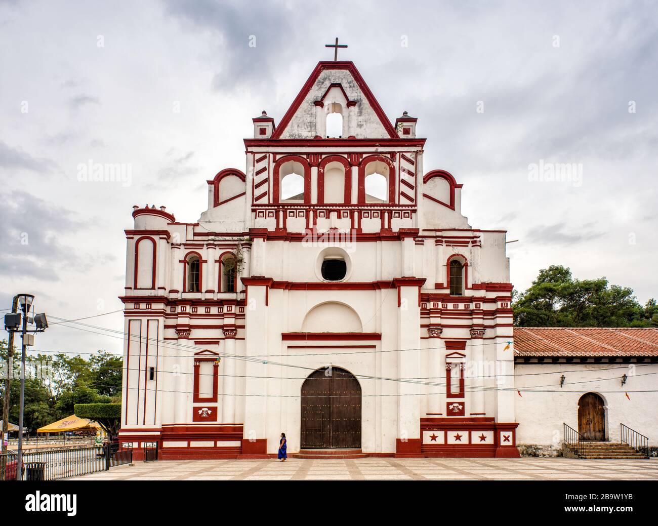 Panorámica del Templo de Santo Domingo de Guzmán en Chiapa de Corzo