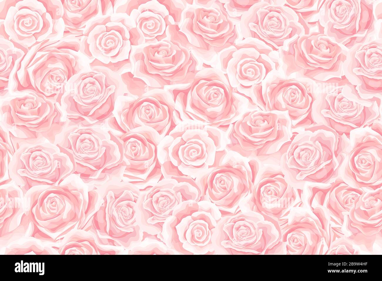Cream Pink Rose flower Seamless pattern background texture for printing  textile Stock Vector Image & Art - Alamy