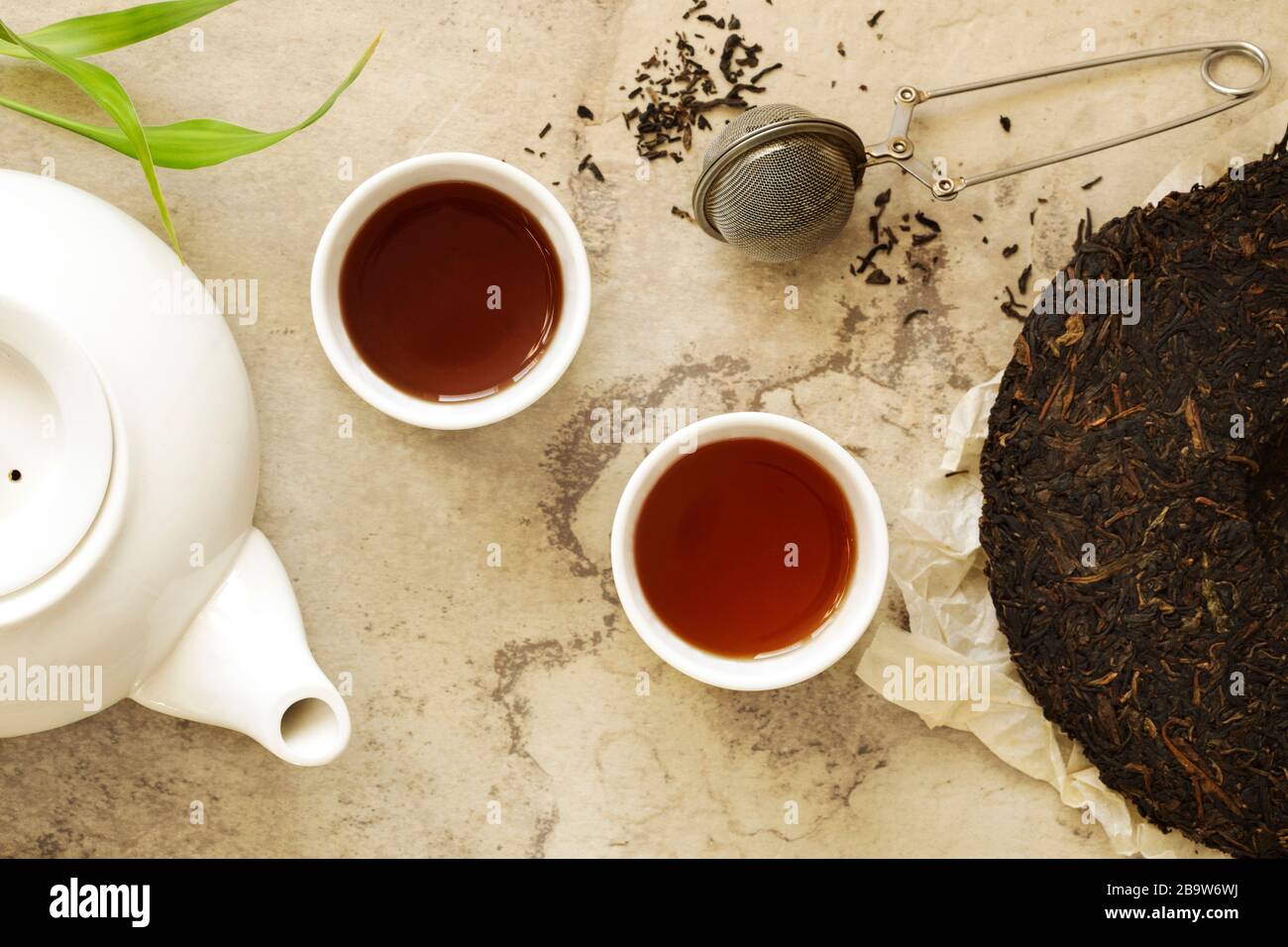 Chinese Tea Pu Erh Puerh Tea Cake Top View Stock Photo Alamy Chinese Tea Pu Erh Puerh Tea Cake Top View Stock Photo Alamy