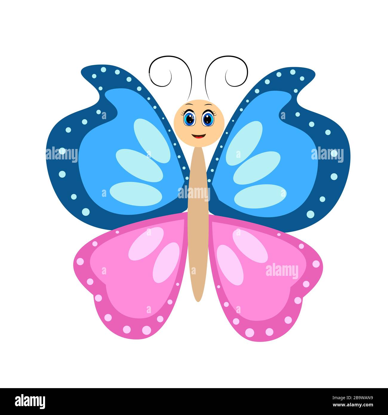 butterfly cartoon illustration Stock Vector Image & Art - Alamy