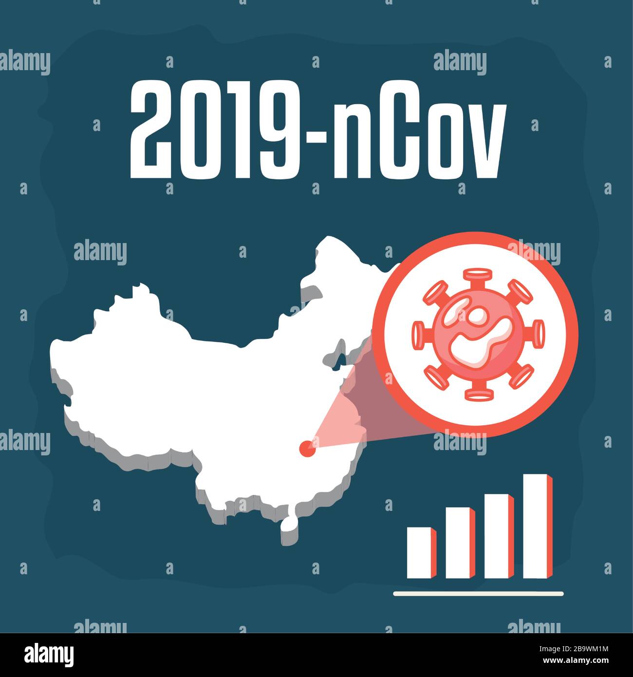 covid19 pandemic statistics with china map Stock Vector Image & Art - Alamy