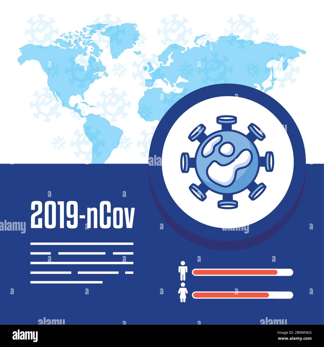 covid19 pandemic statistics with earth planet Stock Vector Image & Art ...
